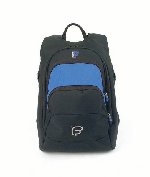F1 Laptop Backpack - Black & Blue