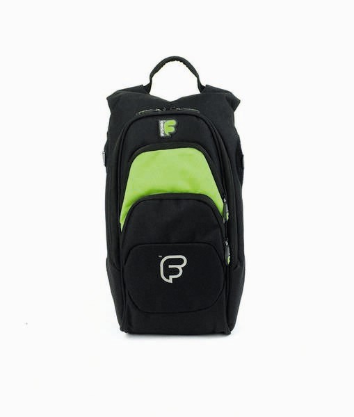 F1 Small Backpack - Black & Lime