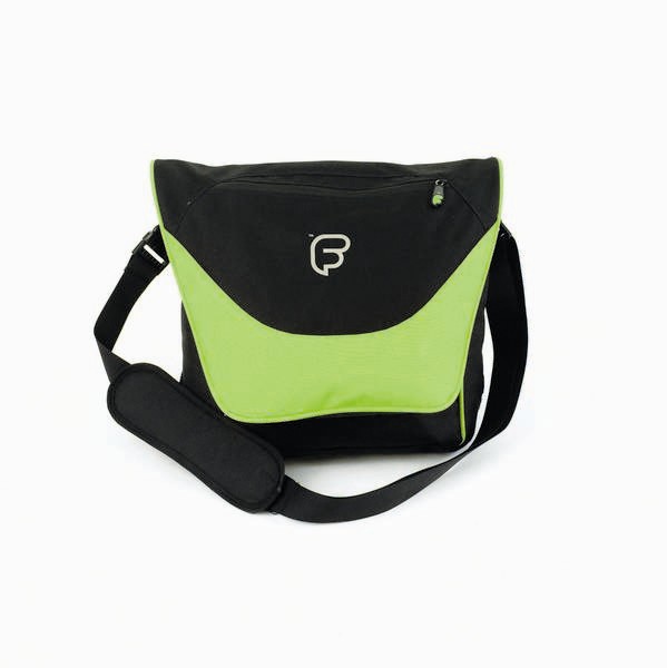 F1 Laptop Courier - Black & Lime